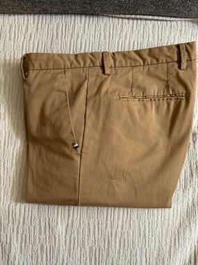 Boss Men's Chino Pants in Camel - Classic Casual Trousers